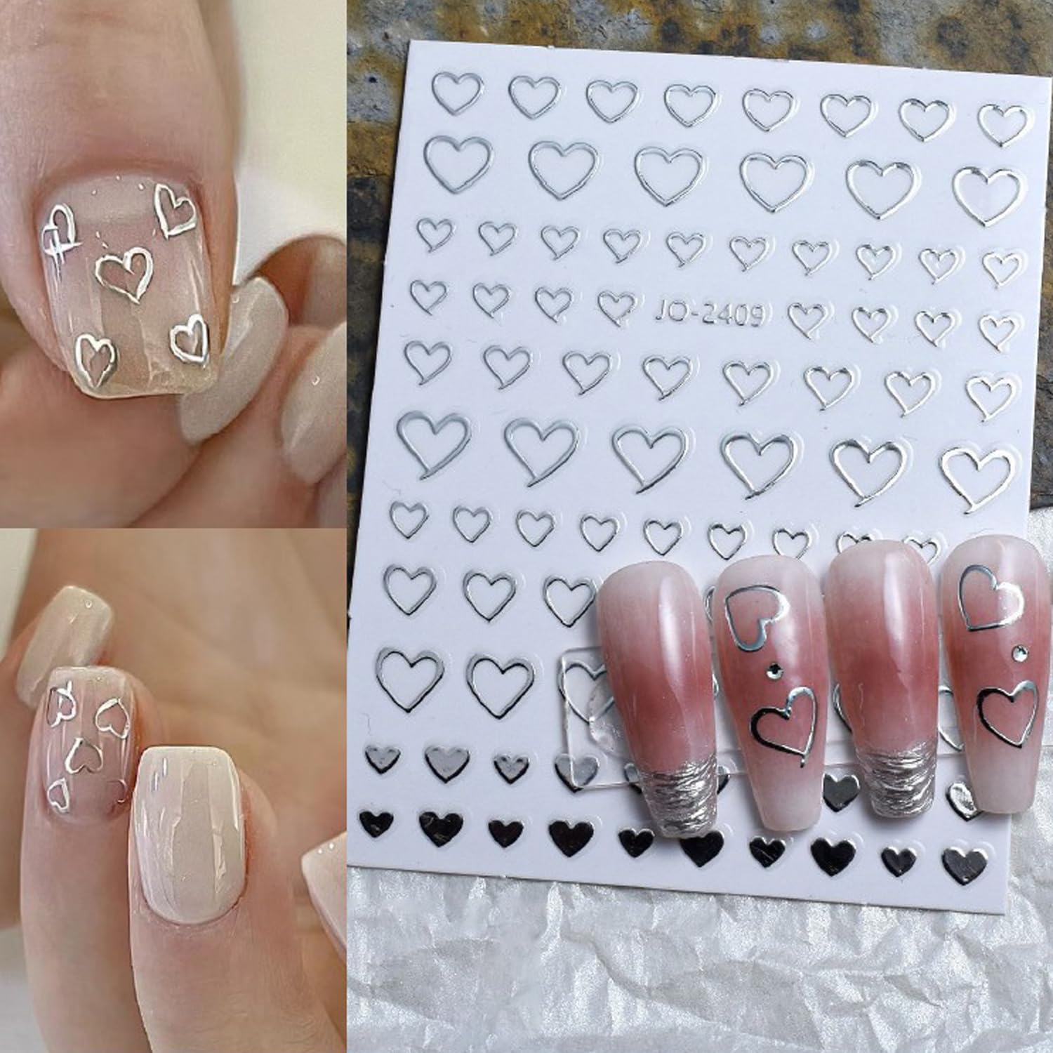BSBTBZ array of heart, star and moon patterns offering mix-and-match design options