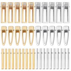 Bskifnn front packaging showing 60 mixed silver and gold clip bases, ideal for crafting