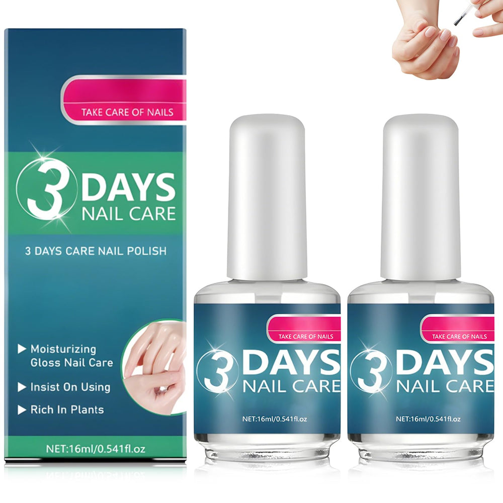 BSphinx front packaging showing two 3-day nail care bottles and label benefits