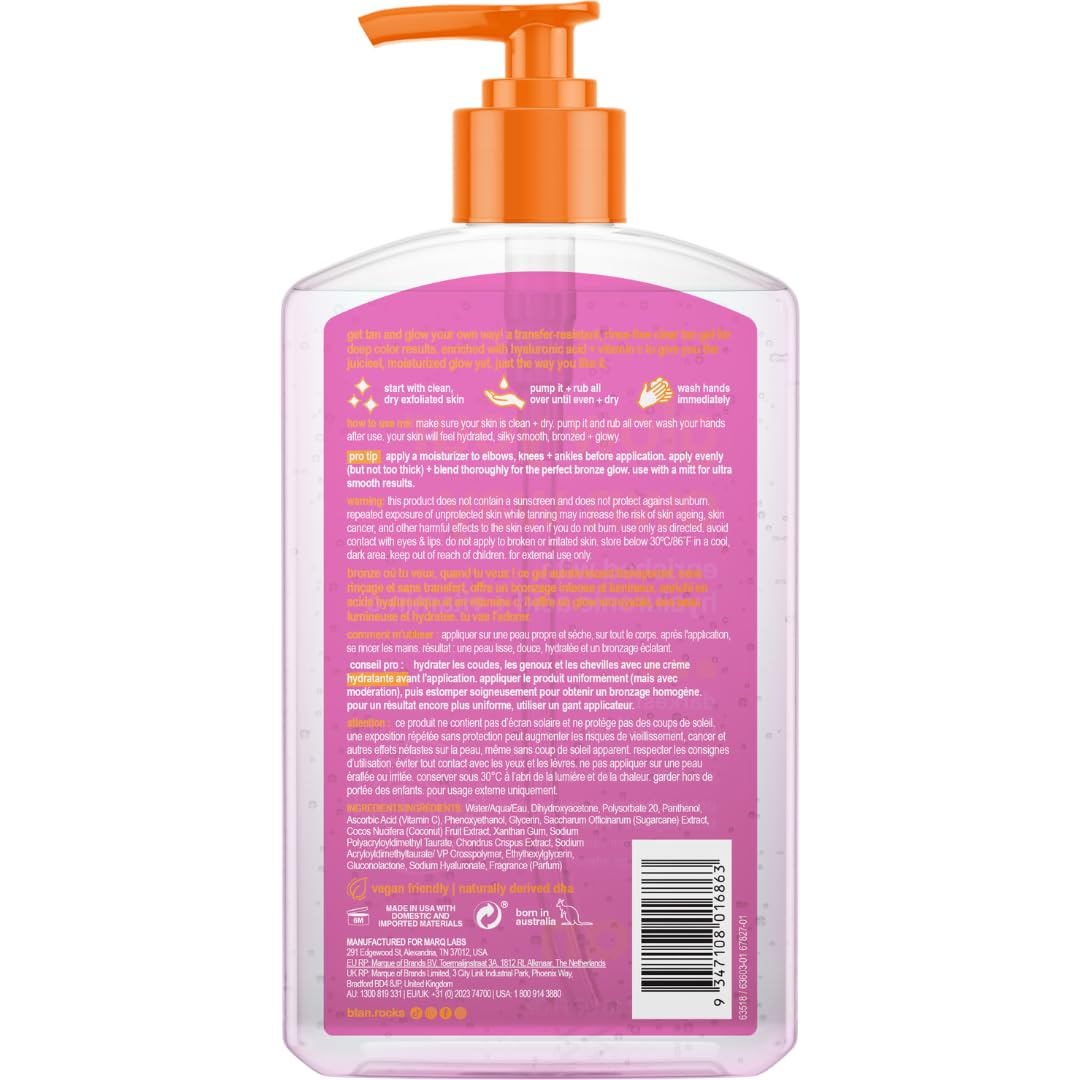 B.TAN pump dispensing gel demonstrating controlled application benefit