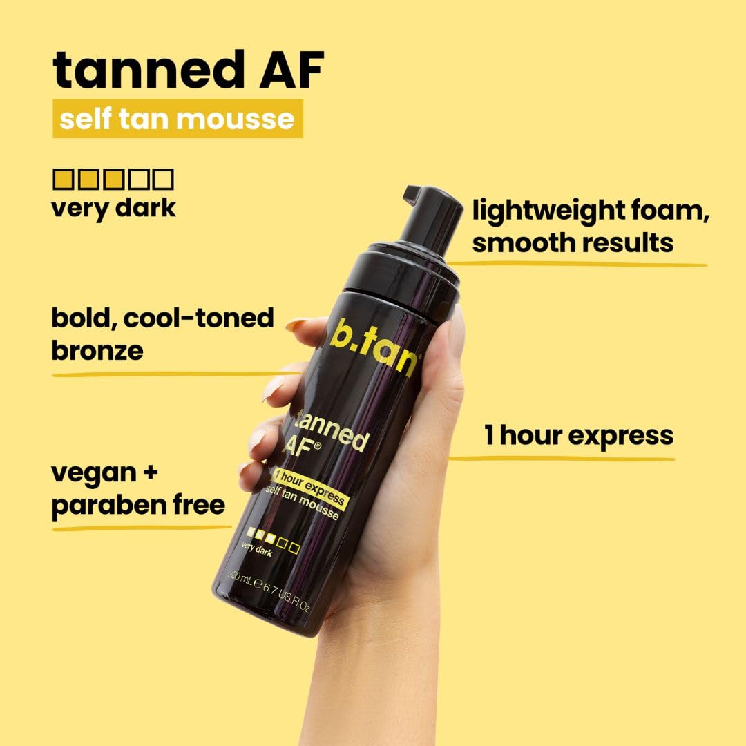 B.TAN application mitt spreading mousse for streak-free even color