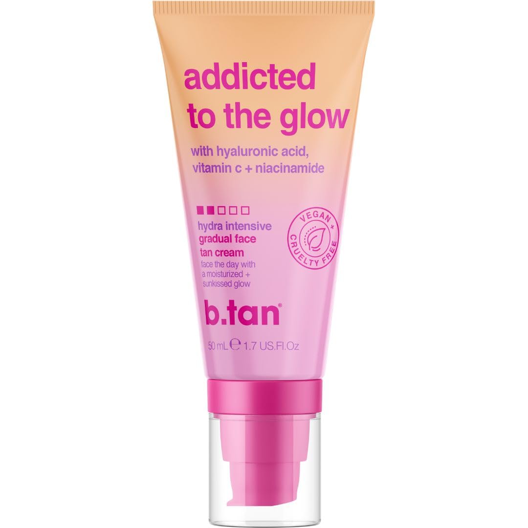 B.TAN front packaging showing travel-size lotion and clear benefit