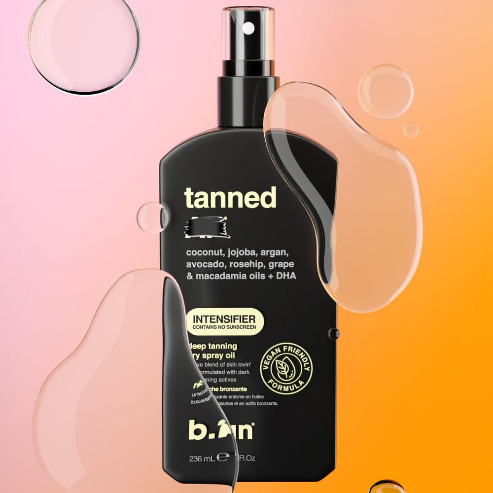 B.TAN before and after arm showing tinted immediate bronzing benefit