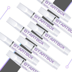 BTArtbox eight-tube bundle flatlay illustrating bulk value and convenience