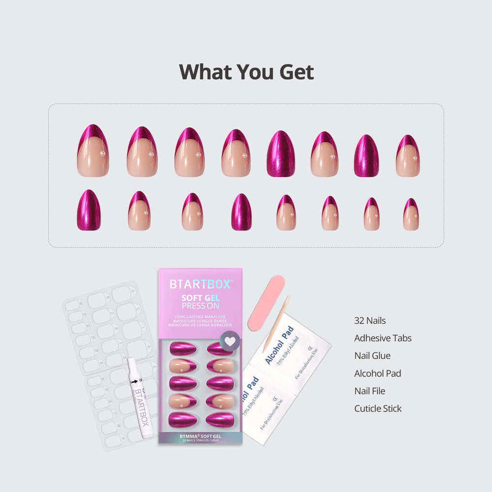 BTArtbox application tools including file, wooden stick, and alcohol pad for easy prep