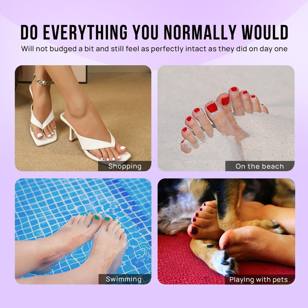 BTArtbox lifestyle image of feet in sandals on sand showing durable summer wear