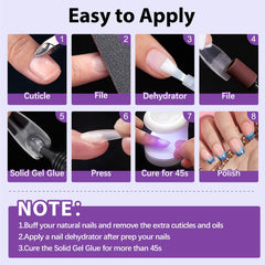 Home manicure scene with BTArtbox gel showing easy professional results benefit
