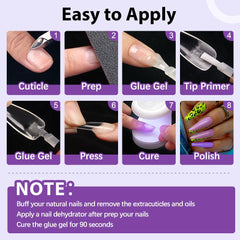 BTArtbox holding rhinestone in place showing strong adhesive for nail art