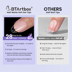 BTArtbox tips on a hand to show scale and realistic short almond appearance