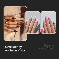 BTArtboxnails full 160-piece layout demonstrating bulk value and variety
