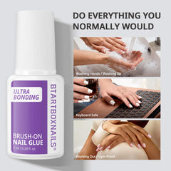 BTArtboxnails label close-up highlighting HEMA and TPO-free formula