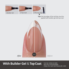 BTArtboxnails LED nail lamp curing a tip quickly for fast durable results