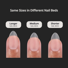 BTArtboxnails tips beside a hand for scale and natural fit preview