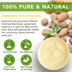 Btefls shea butter close-up texture showing creamy unrefined consistency benefit