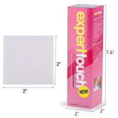 BTYMS close texture detail of non-woven pad, lint-free and absorbent