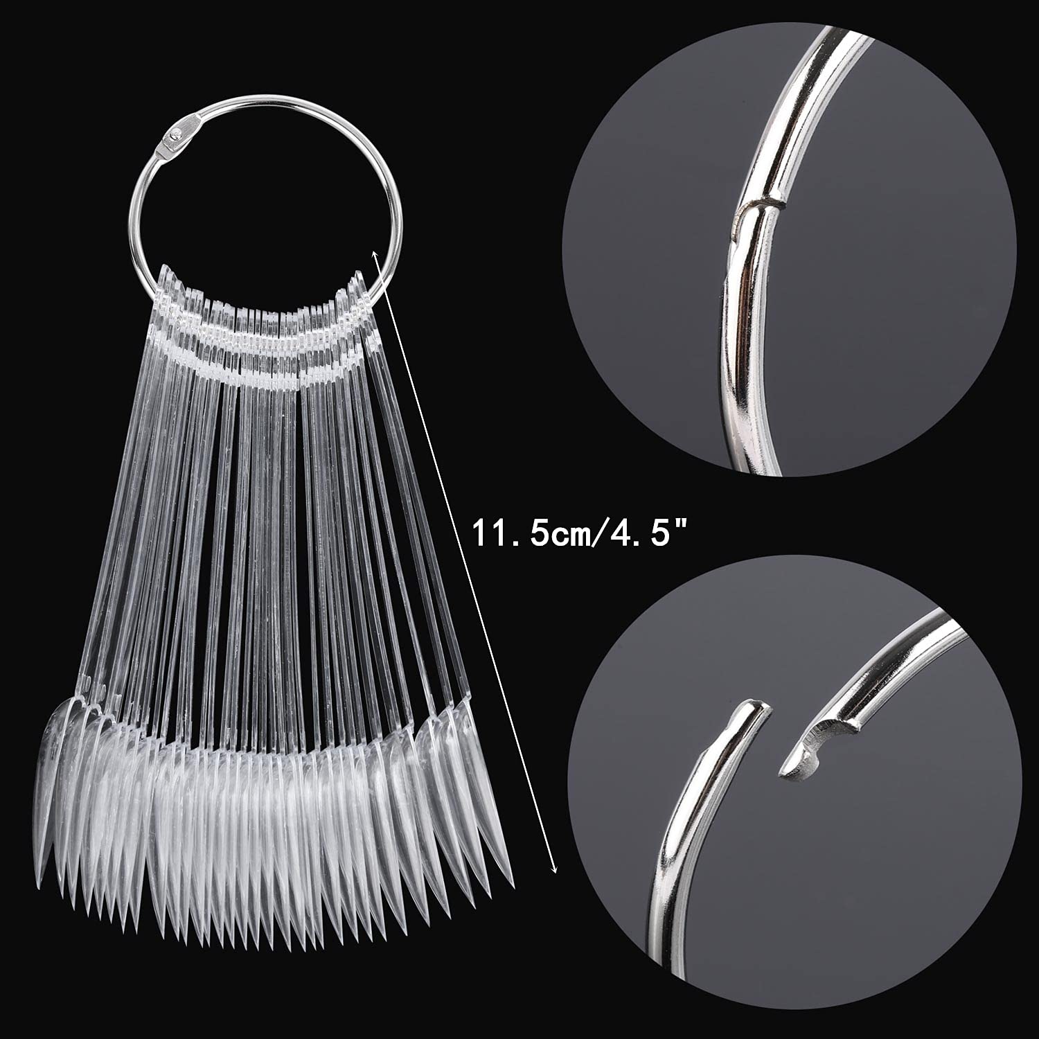BTYMS close-up of clear acrylic tip revealing smooth surface for true color
