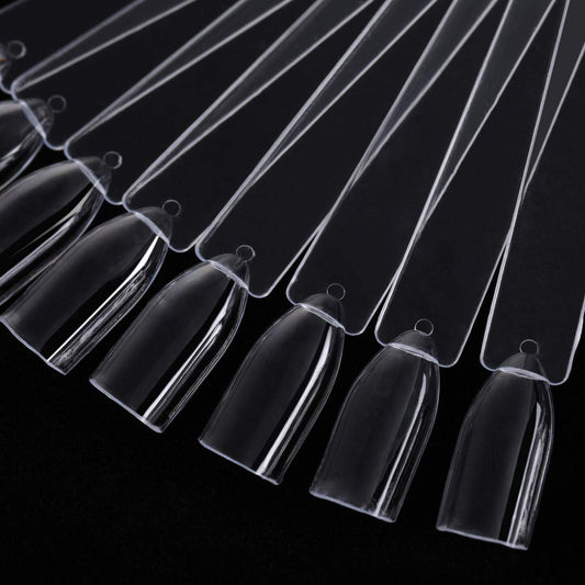 BTYMS close-up of tip surface showing smooth acrylic ideal for even polish application