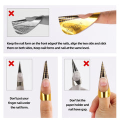BTYMS polygel extension demo on form showing guided length control