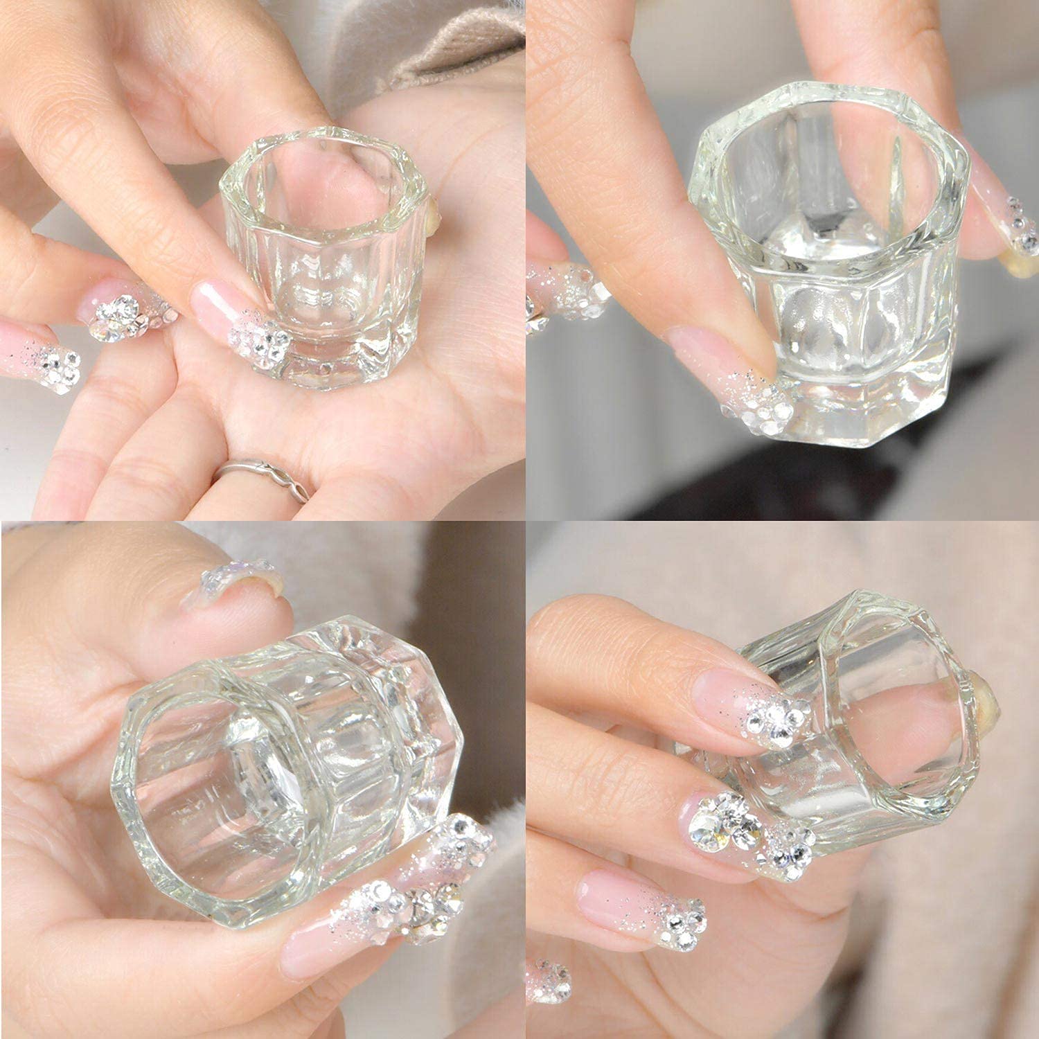 BTYMS dish in use mixing acrylic powder with monomer for precise beads