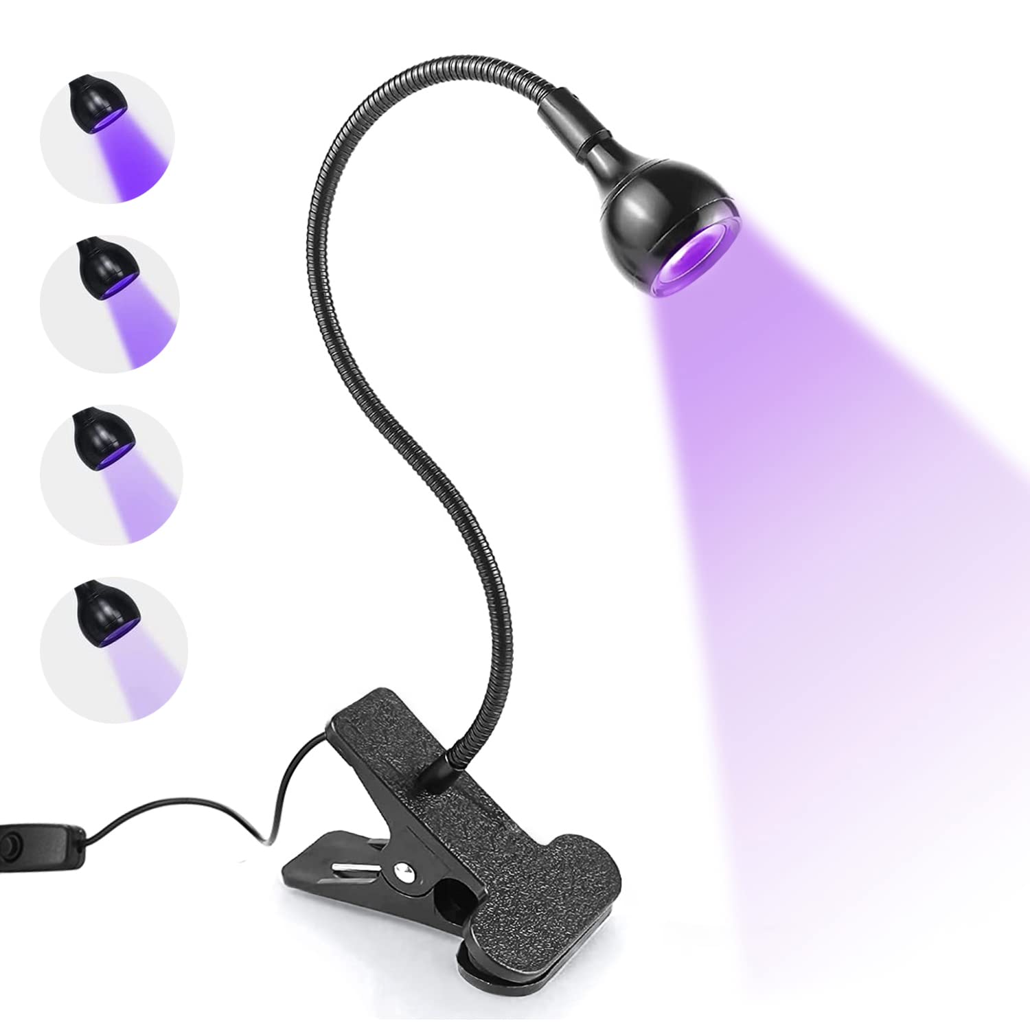 BUCICE front view showing compact lamp for fast gel curing