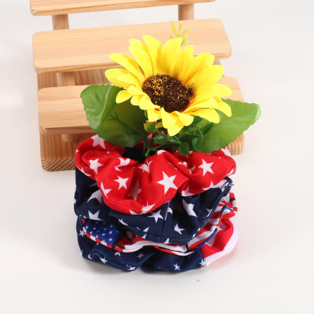 Budsmile scrunchie next to coin showing size and compact portability benefit