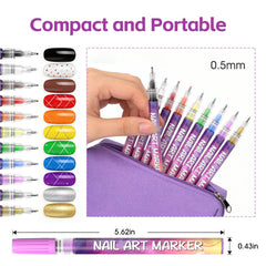 BUENIN pen decorating a phone case demonstrating multi-surface creative use benefit