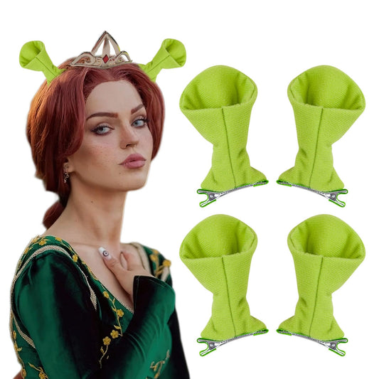 Bufeti front view of green ogre ears showing set of four and packaging benefit visibility