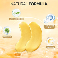Bukamkom hydrogel texture close-up illustrating smooth formula and cooling effect