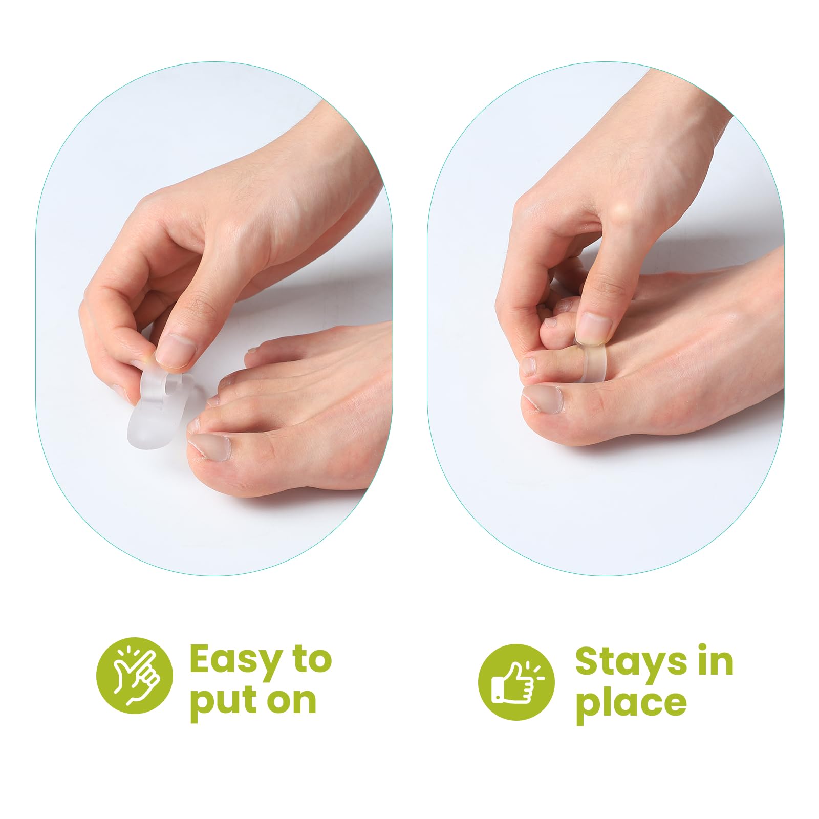 Bukihome label detail showing latex-free silicone and durability information