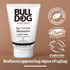 Bulldog flatlay of ingredients showing natural oil and seed components