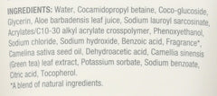 Bulldog Original face wash foamy texture close-up, gentle lathering for effective cleansing benefit