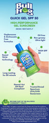 Bullfrog Quik Gel in beach lifestyle setting highlighting outdoor protection