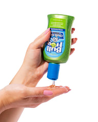 Bullfrog Quik Gel ingredients label highlighting reef-friendly, antioxidant blend