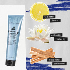 Bumble and bumble finished blowout showing voluminous, touchable styled hair