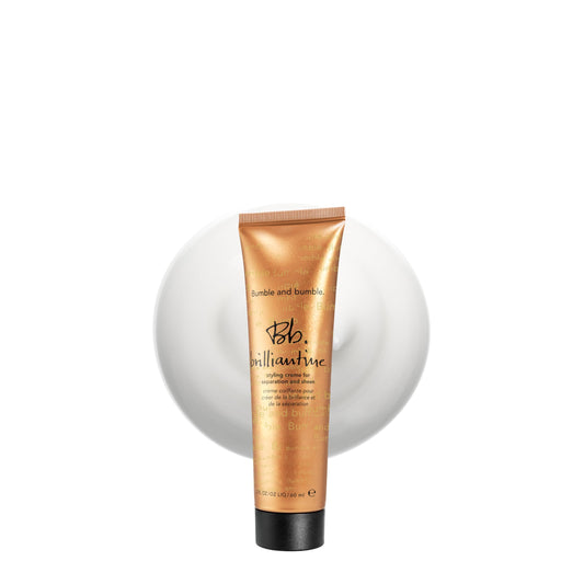 Bumble and bumble front packaging showing product and benefits