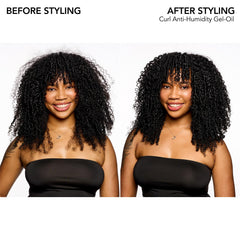 Bumble and bumble gel-oil texture close-up showing smooth blend that spreads easily