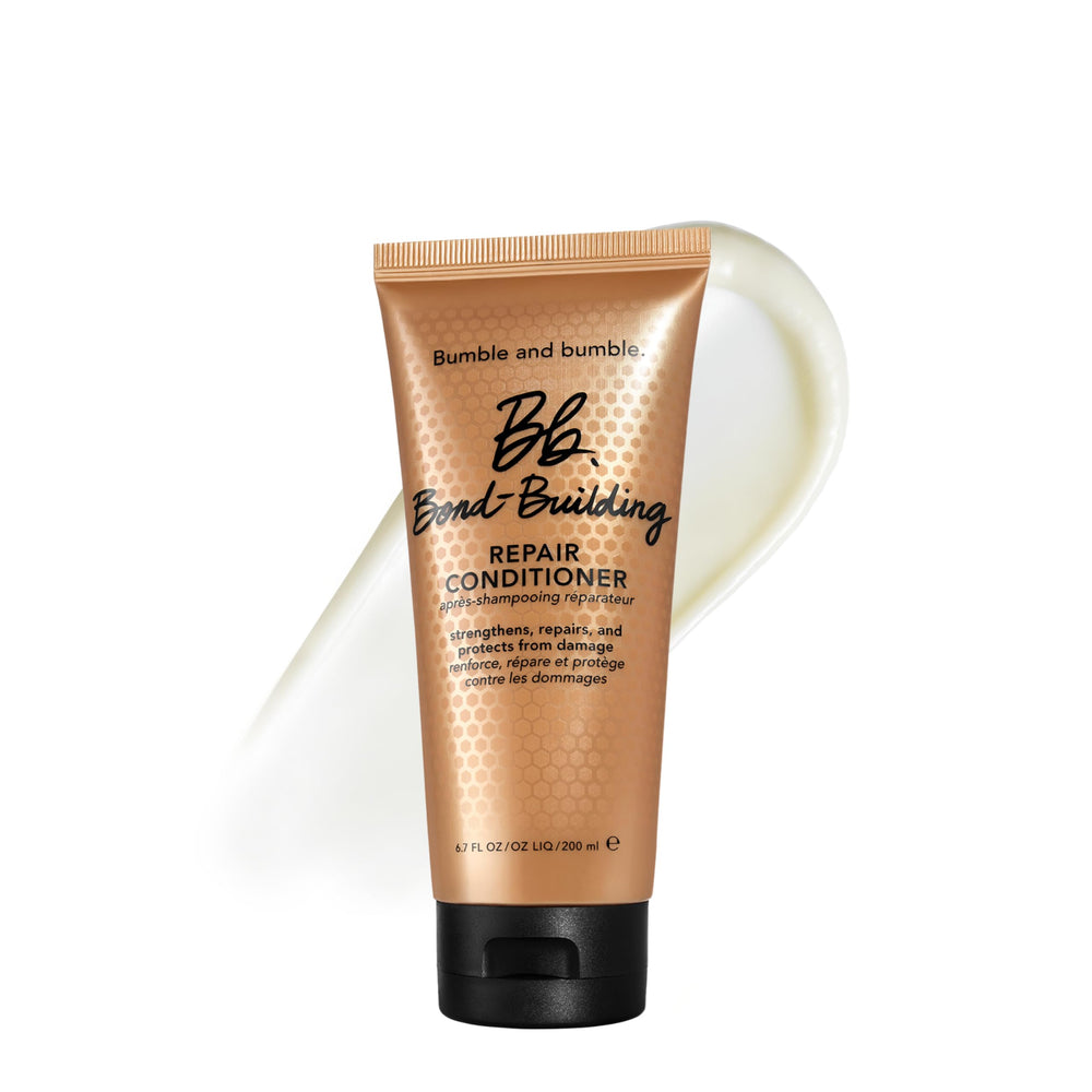 Bumble and bumble front bottle showing clean packaging and easy use benefit
