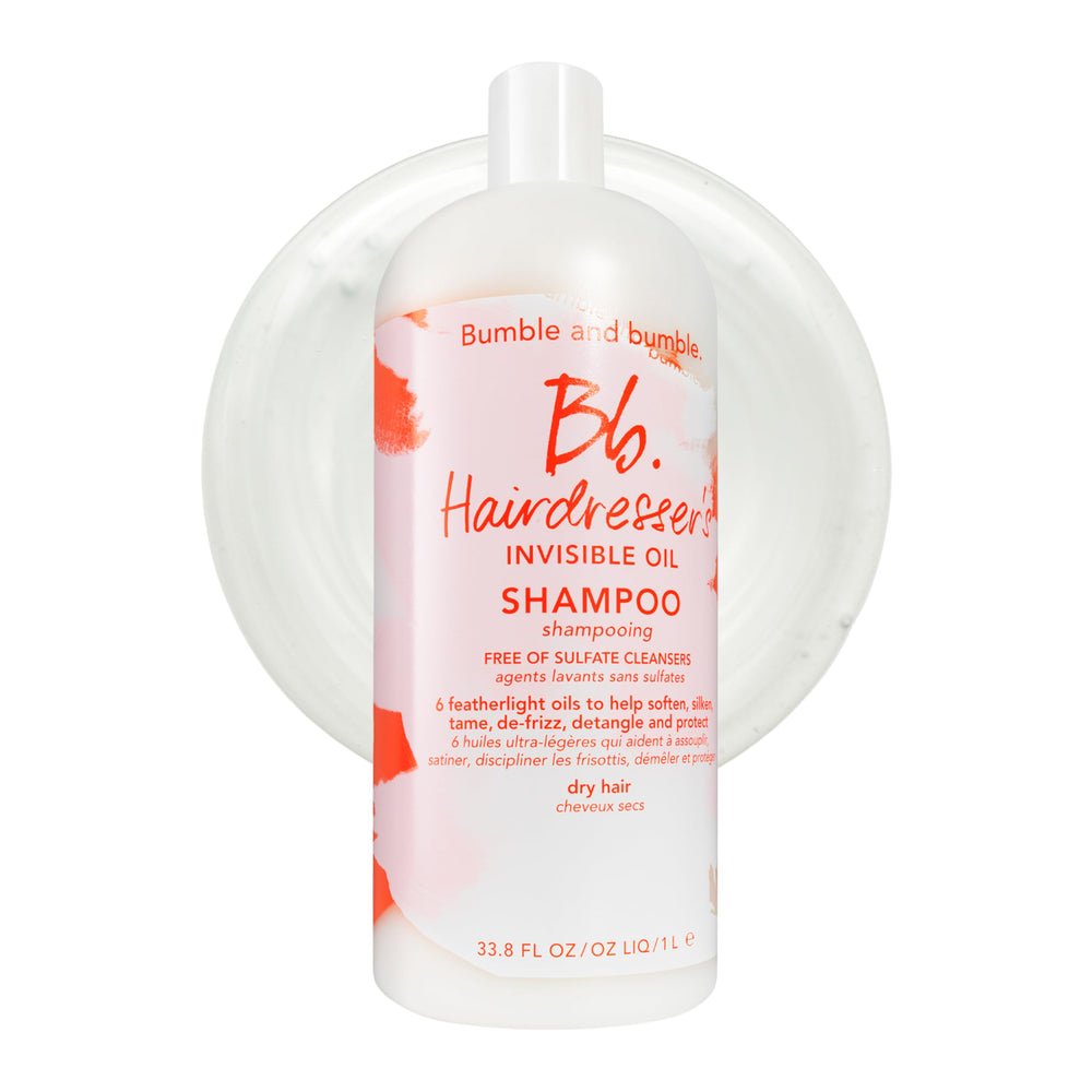 Bumble and bumble front packaging showing product identity and benefit