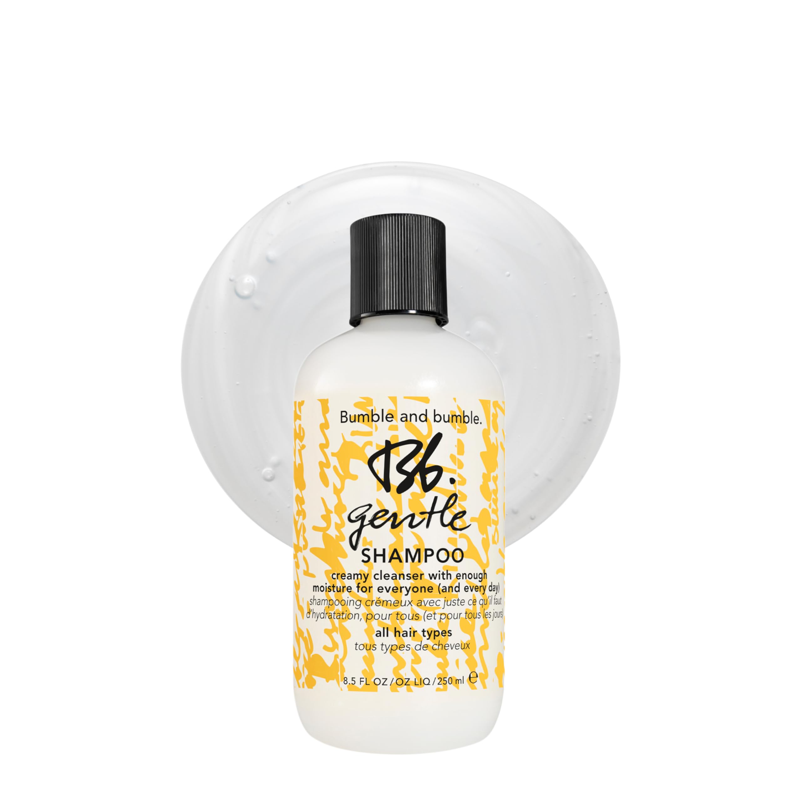 Bumble and bumble front bottle view showing label and daily-hydration benefit