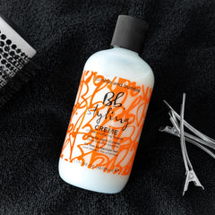 Bumble and bumble styling cream on bathroom counter in routine for polished, everyday styling