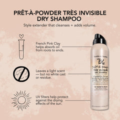 bumble and bumble clay powder texture close-up highlighting oil absorption