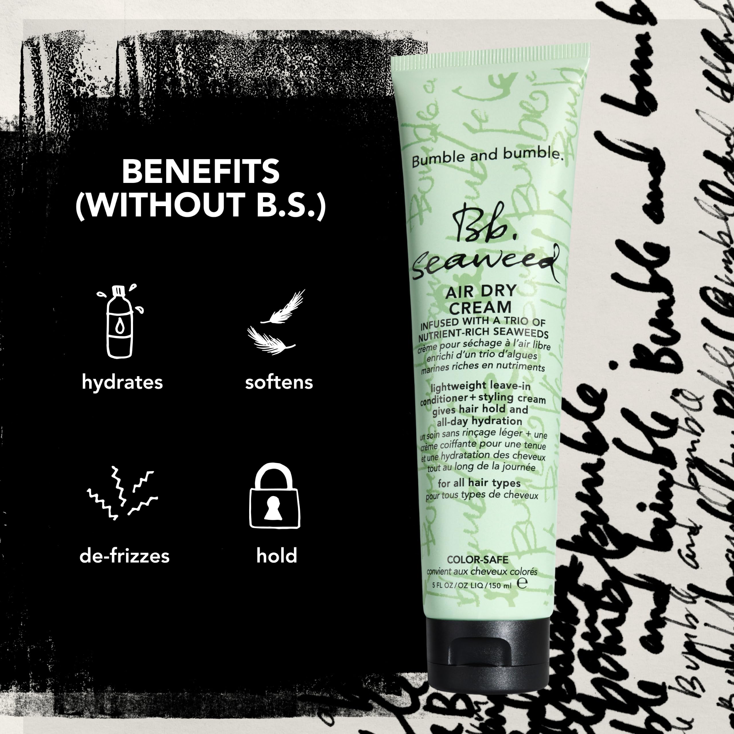 Bumble and bumble close-up kelp and algae ingredients for hydration