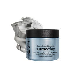 Bumble and bumble jar front view showing product branding and matte packaging benefit