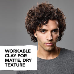 Bumble and bumble Sumoclay open close-up showing clay texture for workable matte finish