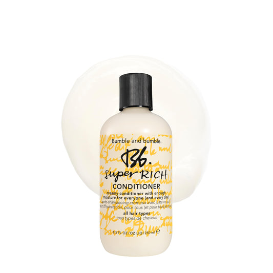 Bumble and bumble front packaging showing product and benefits