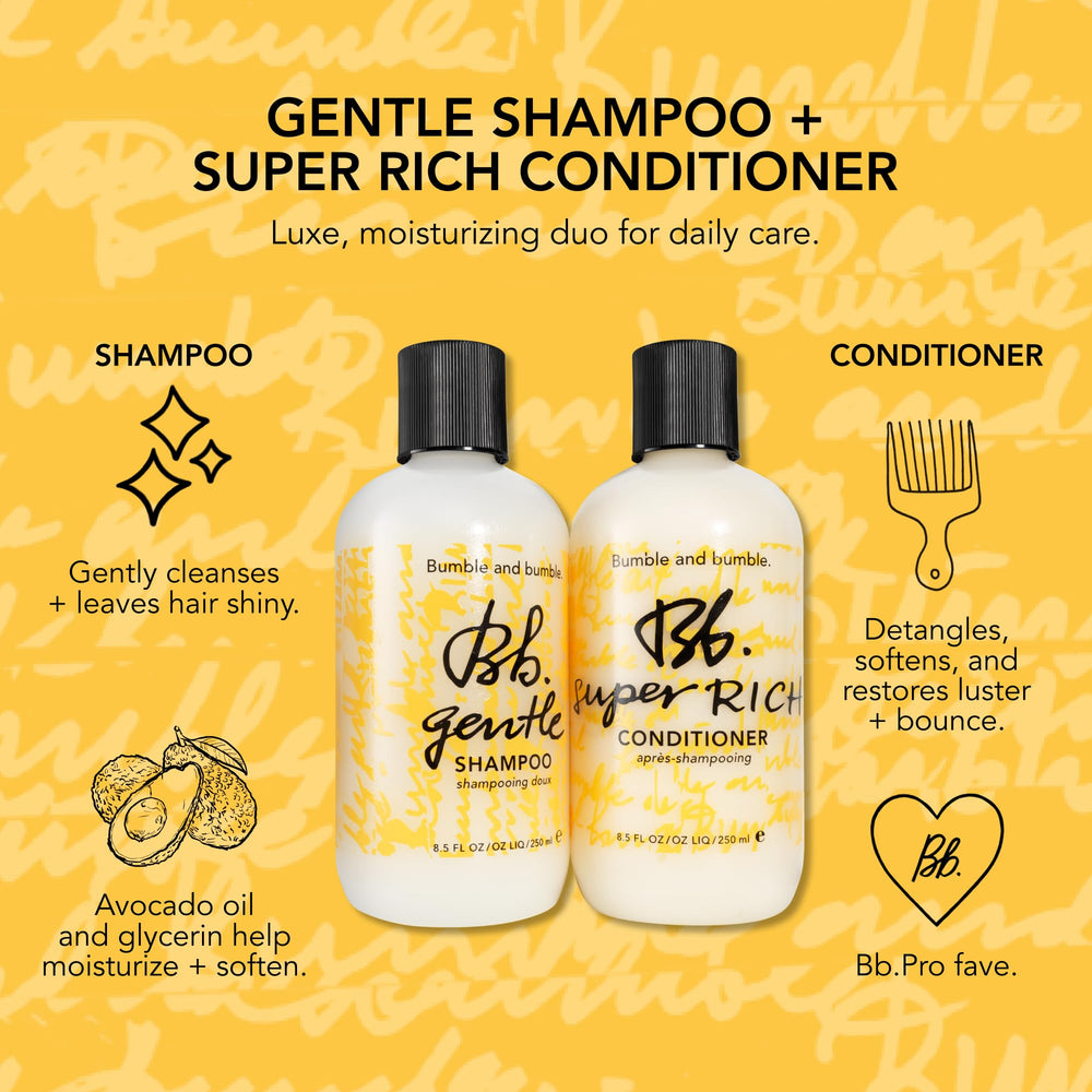 Bumble and bumble ingredients highlight with avocado and glycerin for hydration