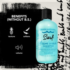Bumble and bumble ingredient label zoom showing sea-botanical and mineral blend benefits