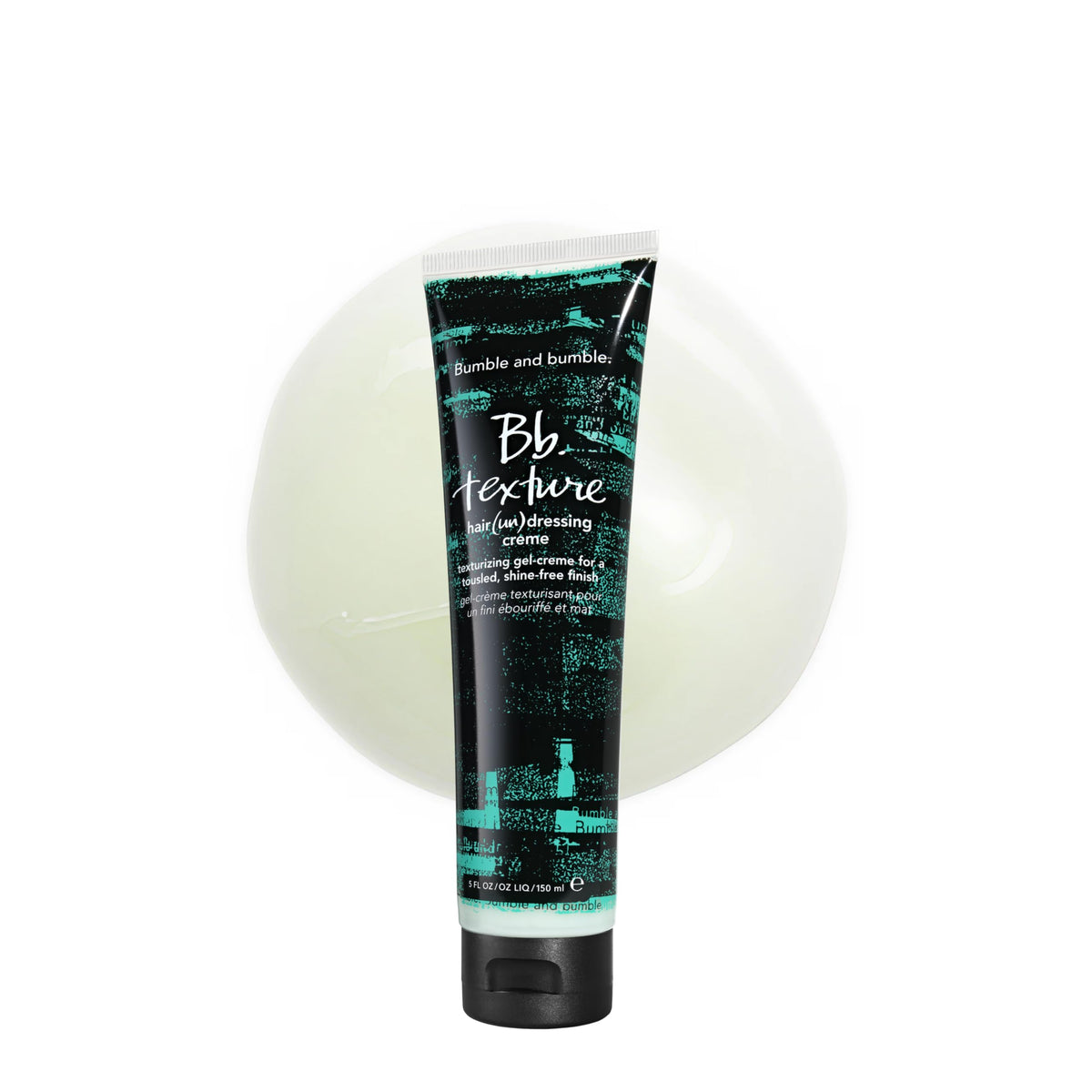 Bumble and bumble front packaging showing product name and size with clear labeling benefit
