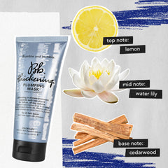Bumble and bumble jar on bathroom shelf styling-ready for salon finish benefit