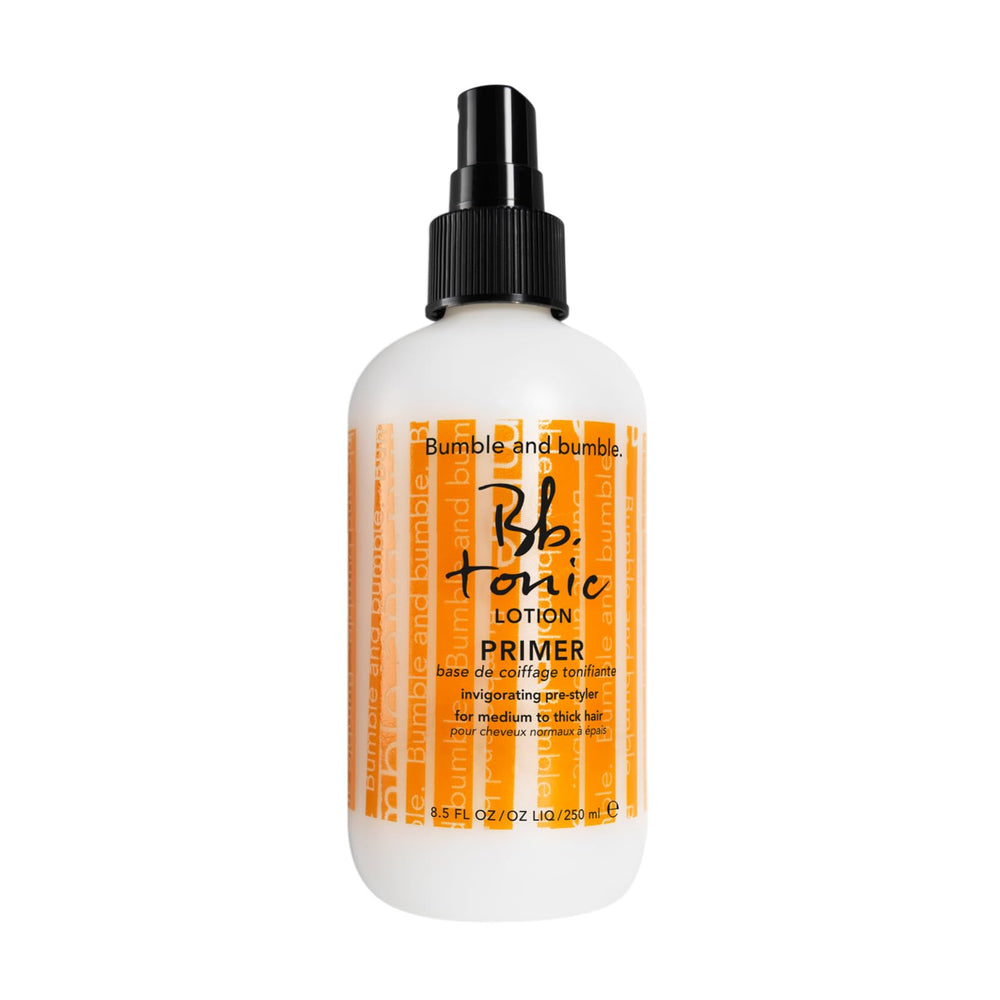 Bumble and bumble front bottle showing label and size, easy identification and use